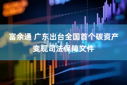 富余通 广东出台全国首个碳资产变现司法保障文件