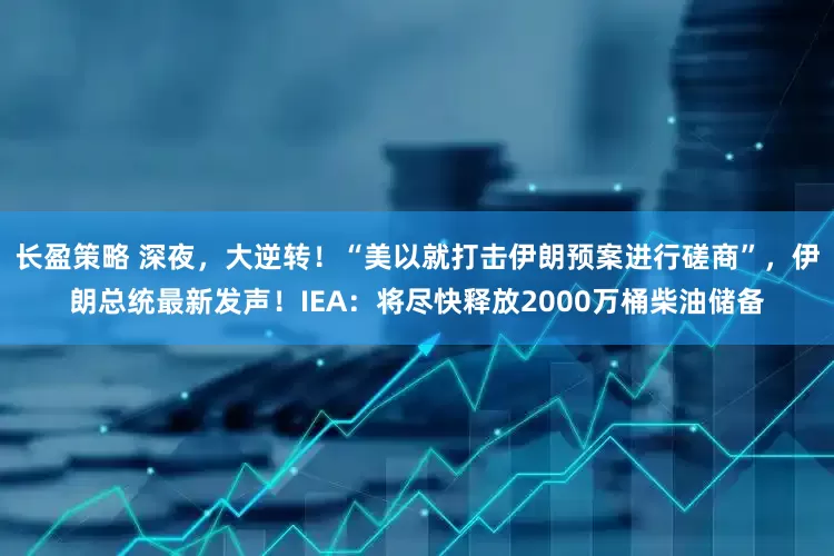 长盈策略 深夜，大逆转！“美以就打击伊朗预案进行磋商”，伊朗总统最新发声！IEA：将尽快释放2000万桶柴油储备